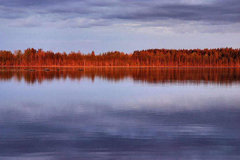 Jezioro Fiolen - W�dkarstwo w Szwecji